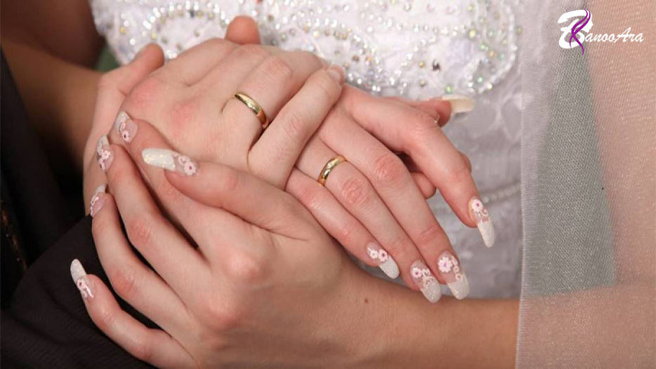 پیشنهادهایی برای طراحی ناخن عروس